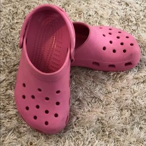 *ONE DAY SALE* Kids pink CROCS SZ 2/4